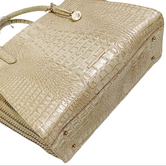 Brahmin Gold and Tan Tote Bag - Picture 7 of 9